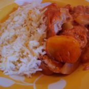 Filé de Merlusa com Batata ao Forno