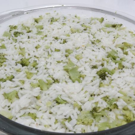 Arroz com brócolis