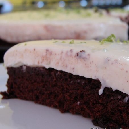 Sobremesa de chocolate e limão