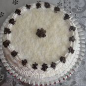 Bolo mousse de coco