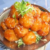 Almôndegas de Frango ao Molho de Maracujá