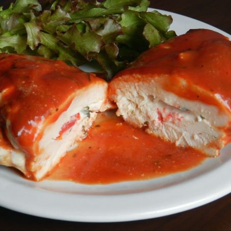 Peito de frango recheado