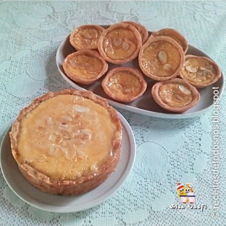 Empadinha e torta de amêndoas