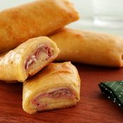 Enroladinho de Presunto, Queijo e Azeitonas