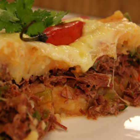 Escondidinho de carne seca