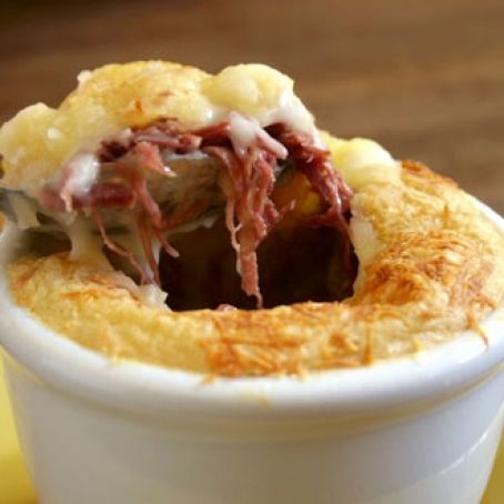 Escondidinho de carne seca