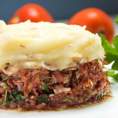 Escondidinho de Batata com Carne Seca