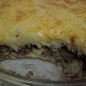 Escondidinho de carne moída