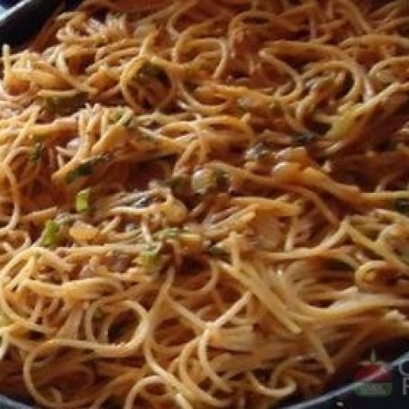 Espaguete com Linguiça