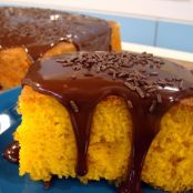 Bolo de Cenoura com Brigadeiro cremoso