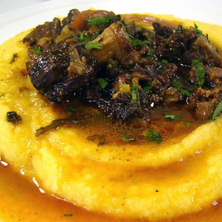 Rabada com Polenta cremosa