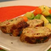 Rocambole de Frango com Bacon