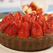 Torta de Brigadeiro com Morango