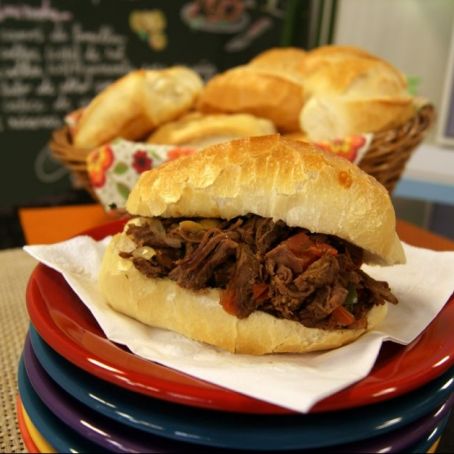 Lanche de Carne Muito Louca