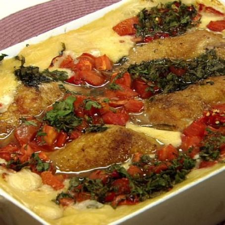 Frango Assado no Creme de Mandioca