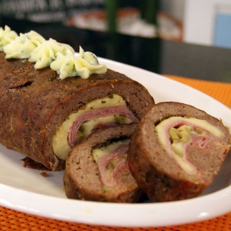 Rocambole de carne moída