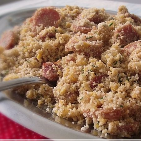 Farofa de linguiça