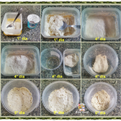 Pão sirio com fermento natural - Etapa 5