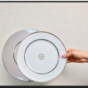 Estilo francês de arrumar a mesa - Etapa 1