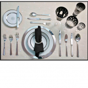 Estilo francês de arrumar a mesa - Etapa 8