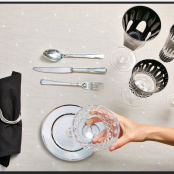 Estilo francês de arrumar a mesa - Etapa 9