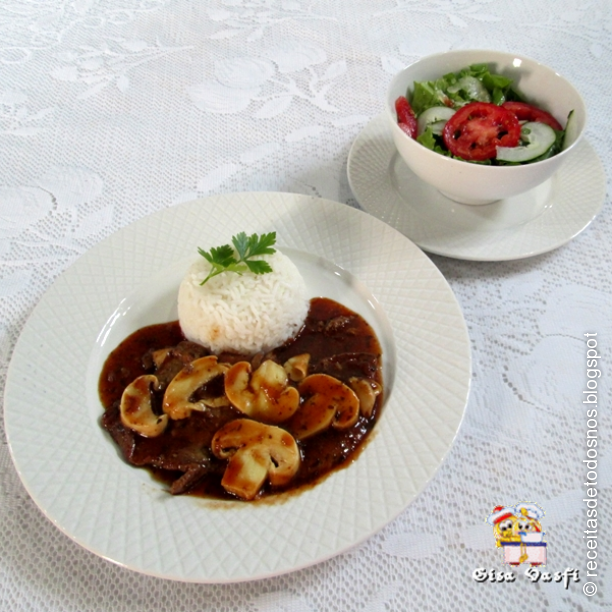 Filé ao molho madeira do Auli Junior