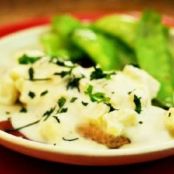 Filé de frango ao creme de palmito