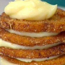 Rabanadas de Natal em camadas