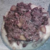 Esfirra aberta de carne