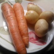 Verdura com maionese - Etapa 1