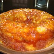 Bolo de Banana Caramelada de liquidificador 