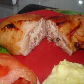 Coxa de frango recheada
