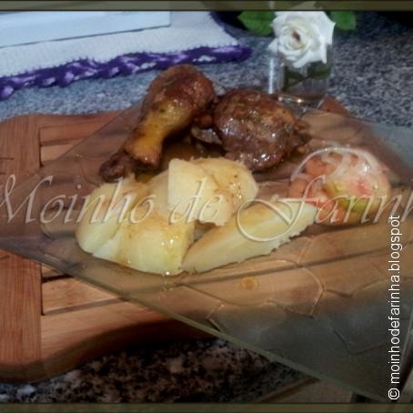 Galinha caseira rústica