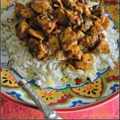 Frango com limão e coentros