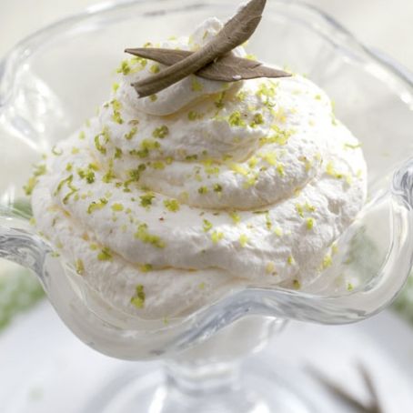 Sorvete de limão com Iogurte