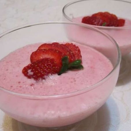 Morango com Iogurte Desnatado