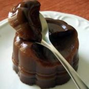 Gelatina de chocolate