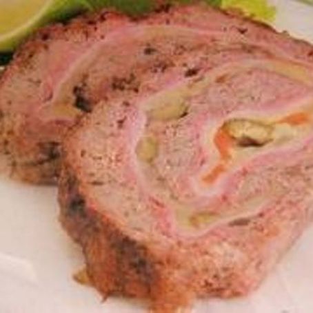 Rocambole de carne moída