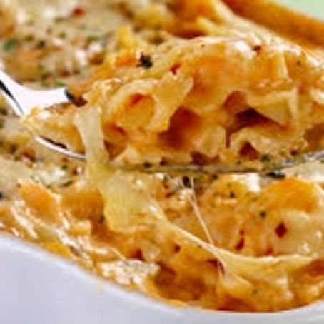 Espaguete ao Frango Cremoso