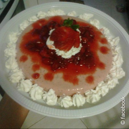 Bavaroise de morango