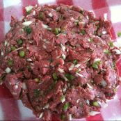 Rocambole de carne moída - Etapa 1