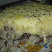 Escondidinho de arroz