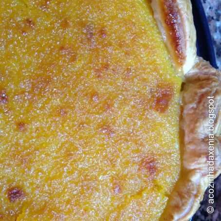 Tarte de laranja com coco