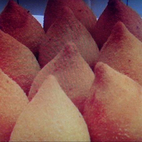 COXINHA COM MASSA DE FARINHA E BATATA