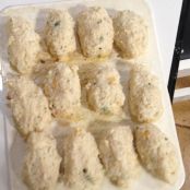 Bolinho de arroz - Etapa 1