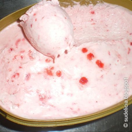 Gelado de morango