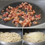 Espaguete à Carbonara - Etapa 2