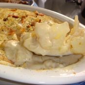 Couve flor gratinada