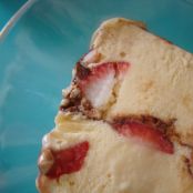 Sorvete de Leite Moça com Morango