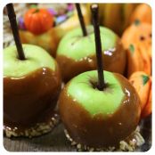 Maçã Caramelizada com Nozes